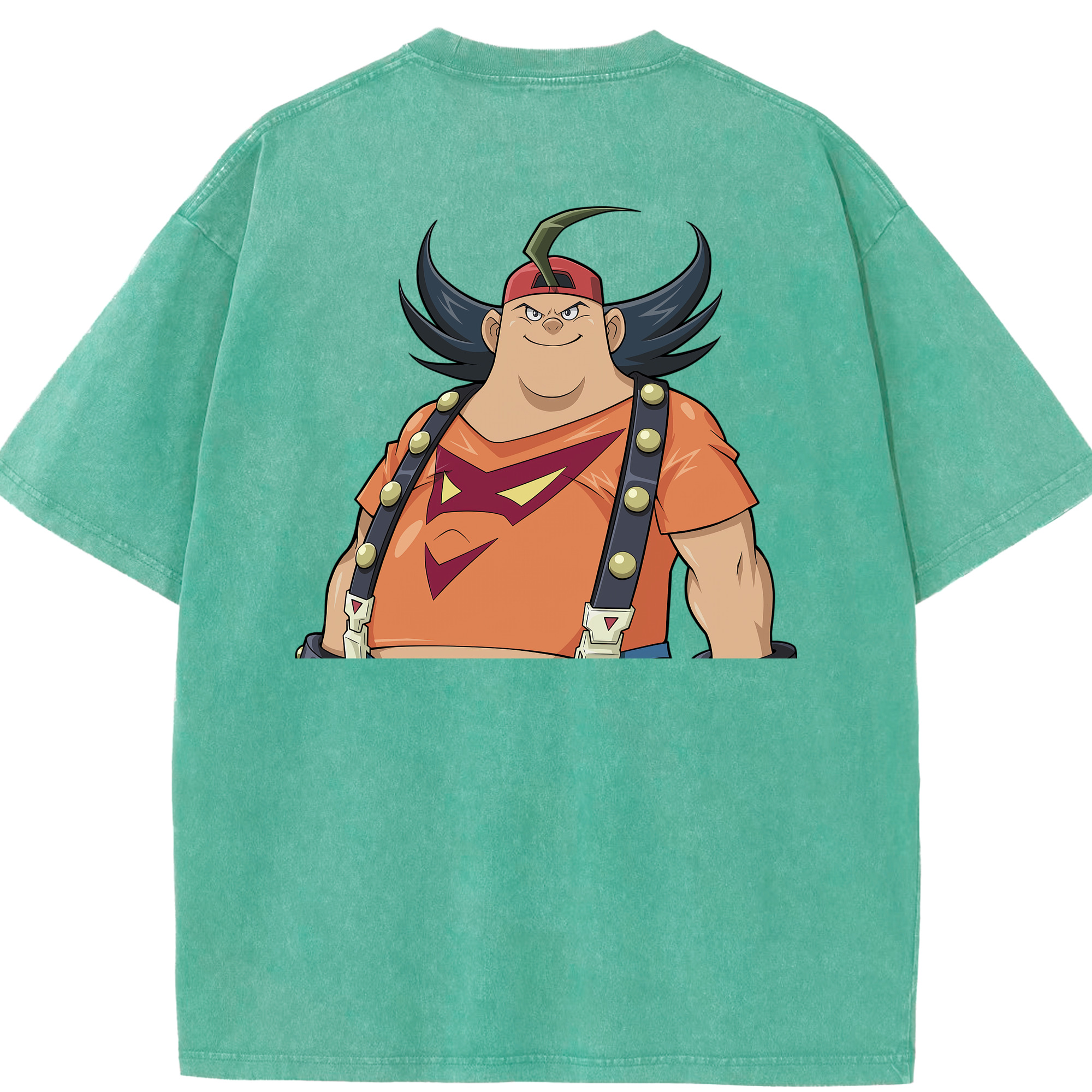 （画像用） 遊☆戯☆王 Yu-Gi-Oh! 綿100% ヴィンテージ風 半袖Tシャツ（背面プリント）